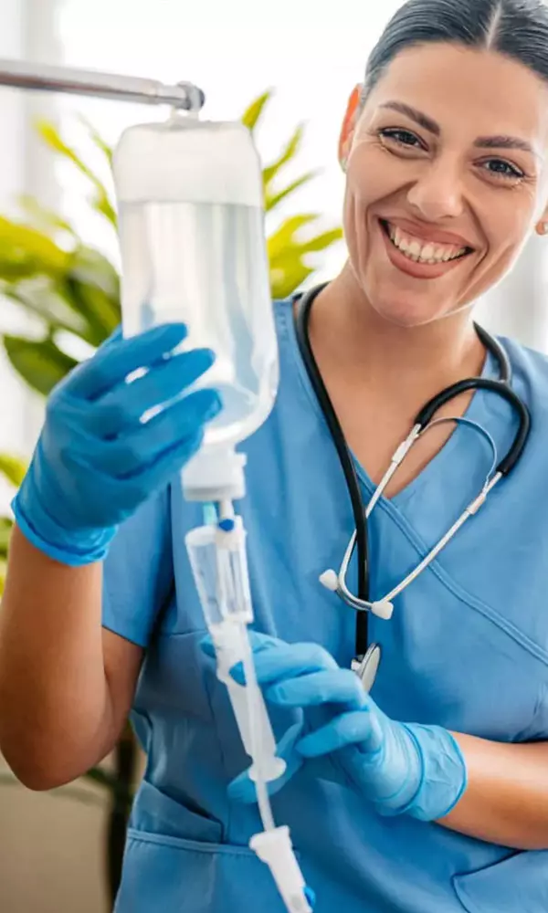 Shore Parkway Wellness clinic in Brooklyn, NY, offering hormone therapy, IV hydration, and wellness services in a calming, spa-like environment.